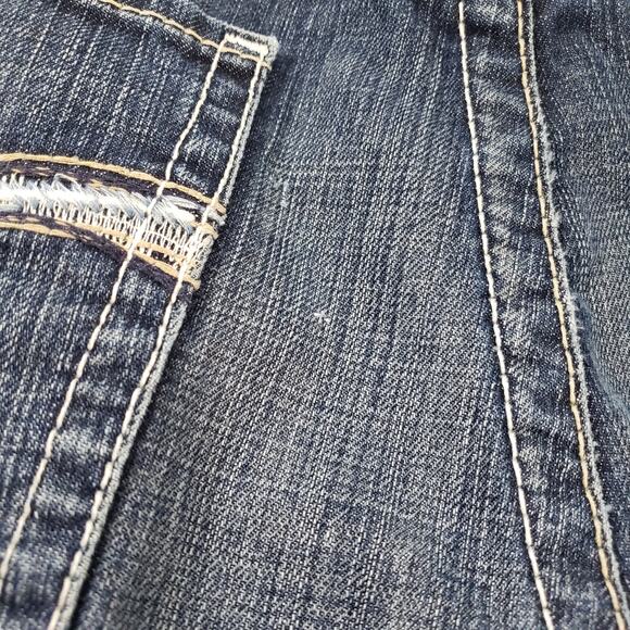 BIG STAR Pioneer Regular Boot Cut Jeans Men's 38L Medium Wash Thick Stitching - Picture 11 of 16